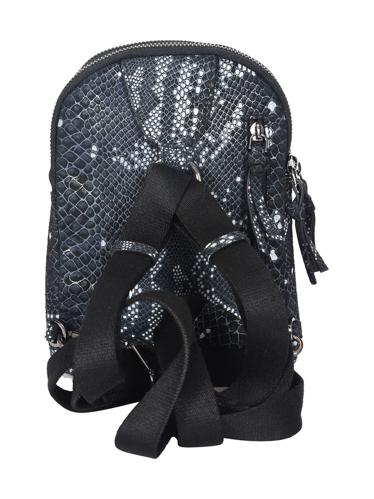 Tohl Fenwick Black Leather Medium Backpack