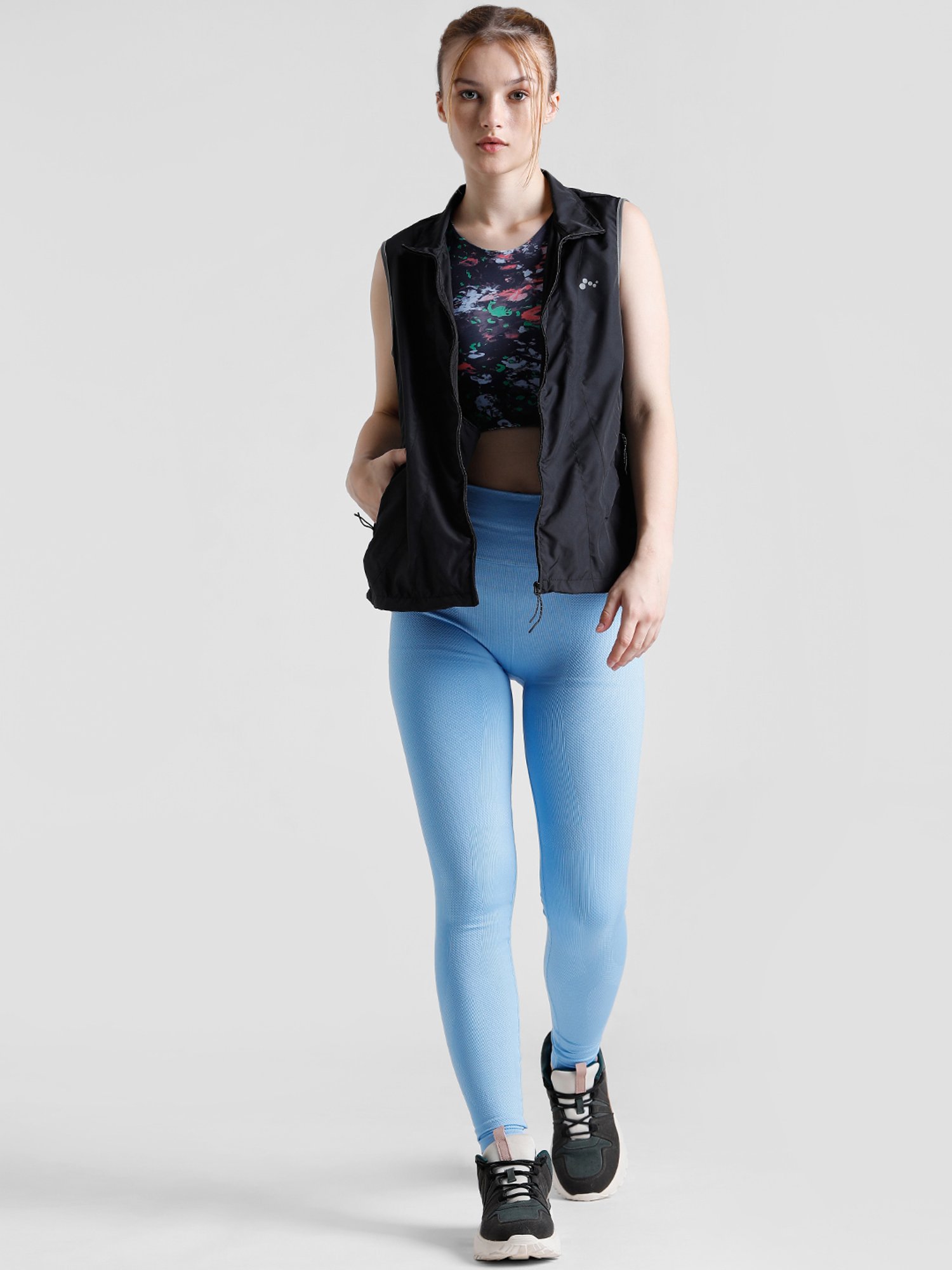 Rock.it Turquoise Regular Fit Sports Jacket