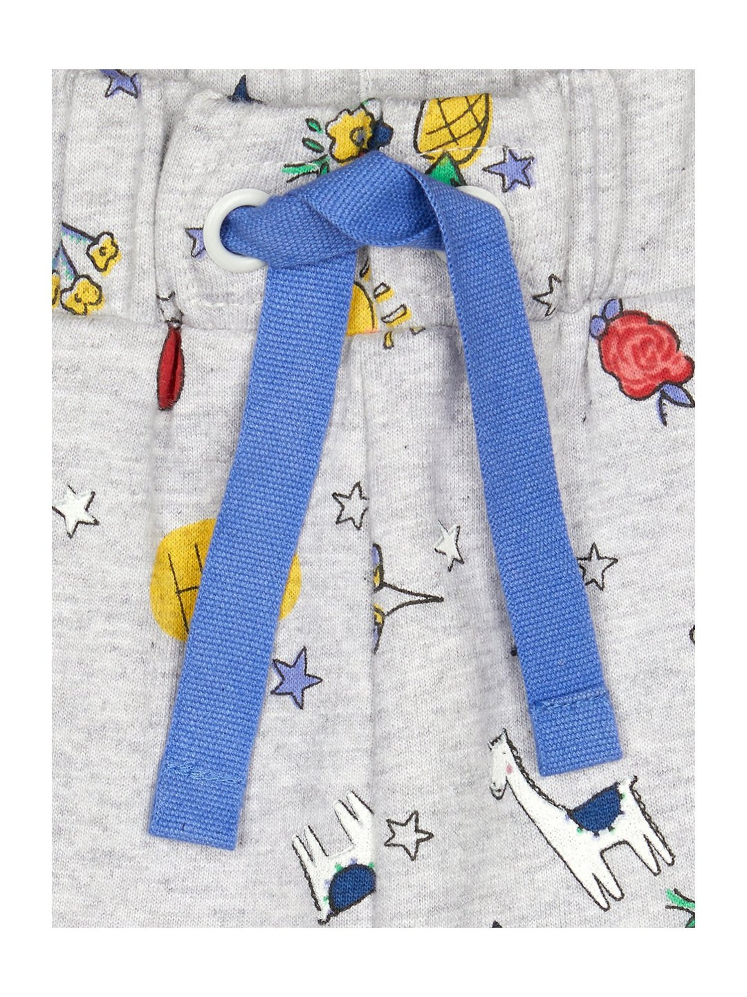 Mothercare Kids Grey Printed Trackpants