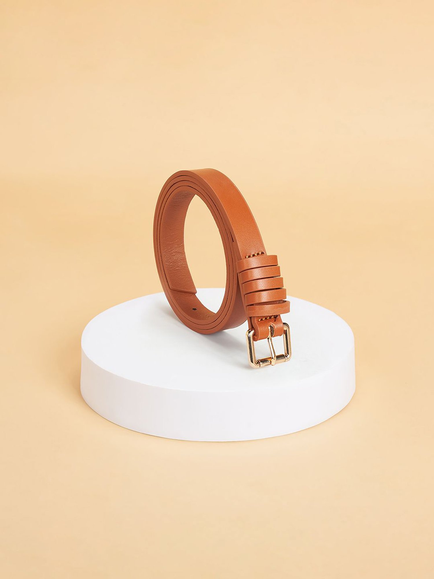 Forever Glam by Pantaloons Navy Narrow Belt for Women