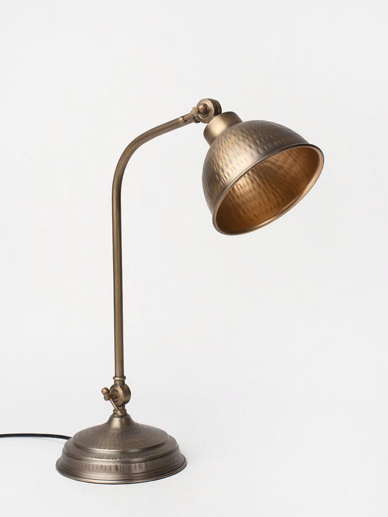 Fabindia Metallic Metal Shubh Study Lamp