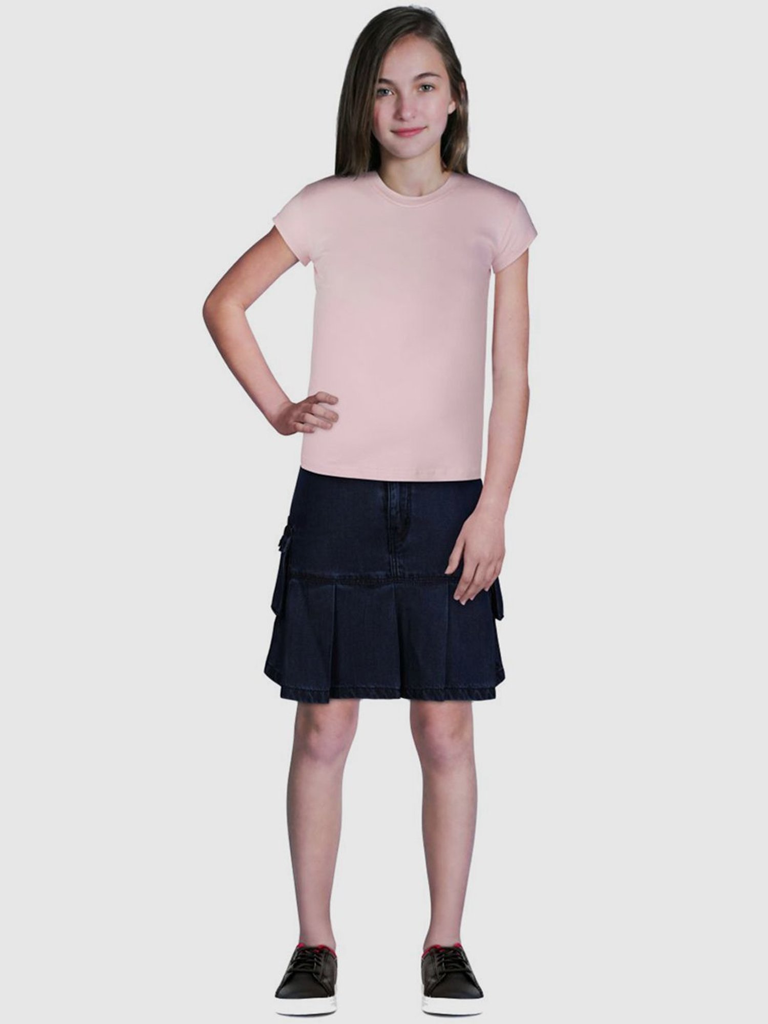 Gini & Jony Kids Navy Skirt