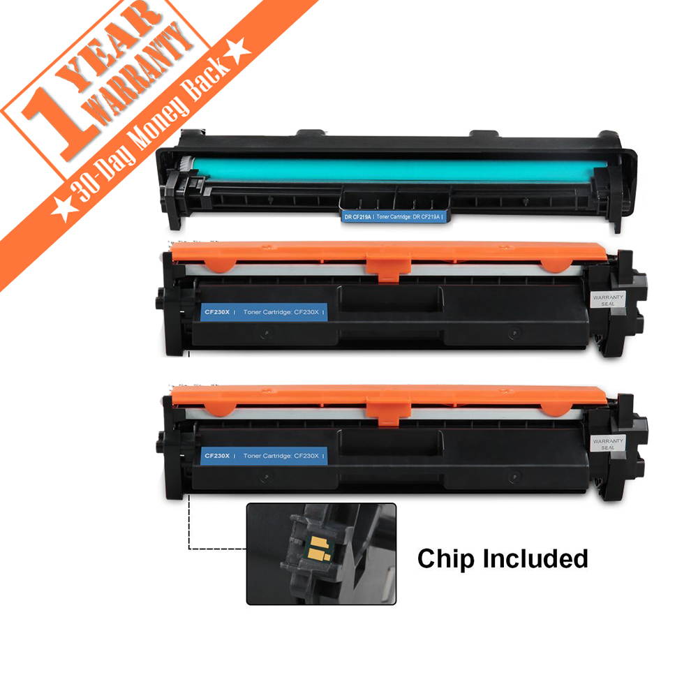 2 CF230X Toner + CF232A Drum Unit For HP LaserJet M203dw M203dn M203d M227fdn M277fdw M227d M206dn MFP M230fdw MFP M230sdn