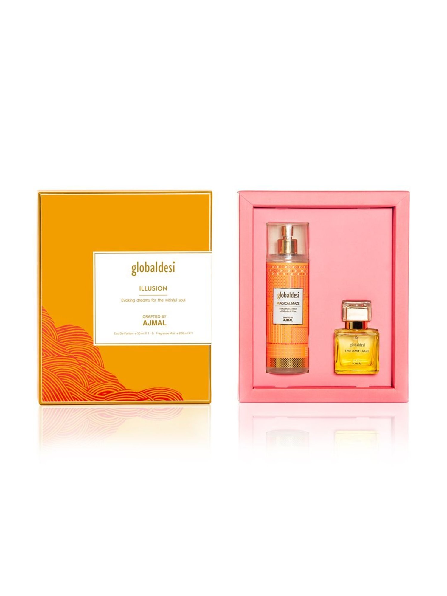 Global Desi by Ajmal Dreamy Daze Eau de Parfum & Magical Maze Body Mist Combo for Women