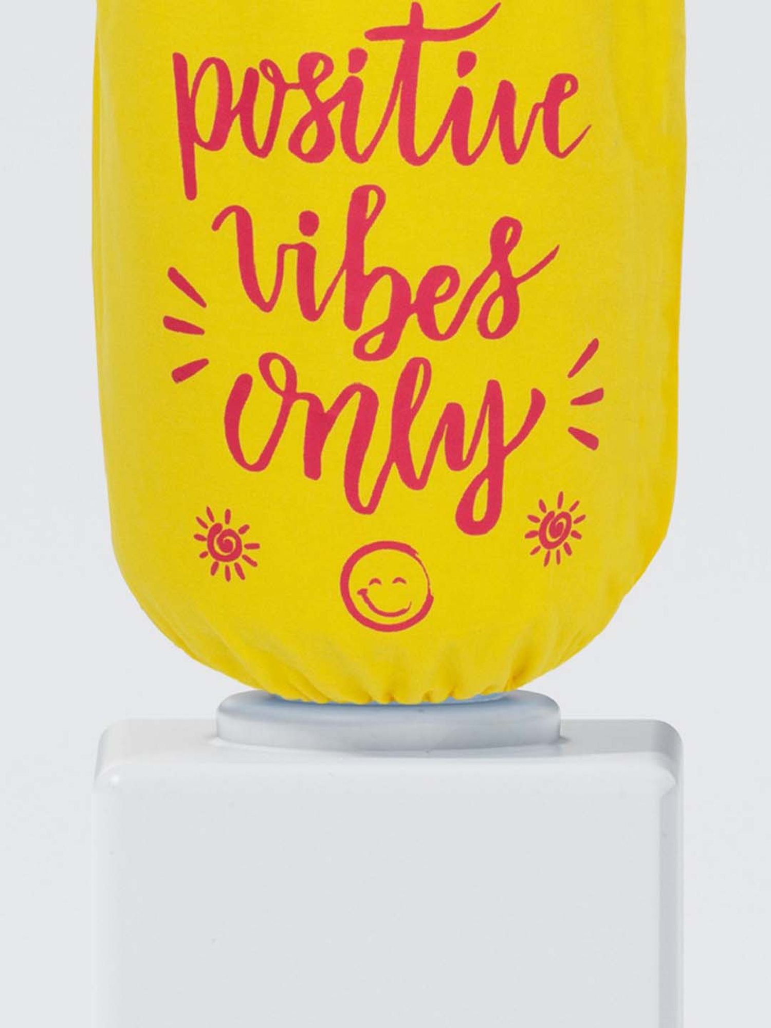 Swayam Yellow & Pink Cotton 20 Litre Water Dispenser Bottle Cover - Set of 1