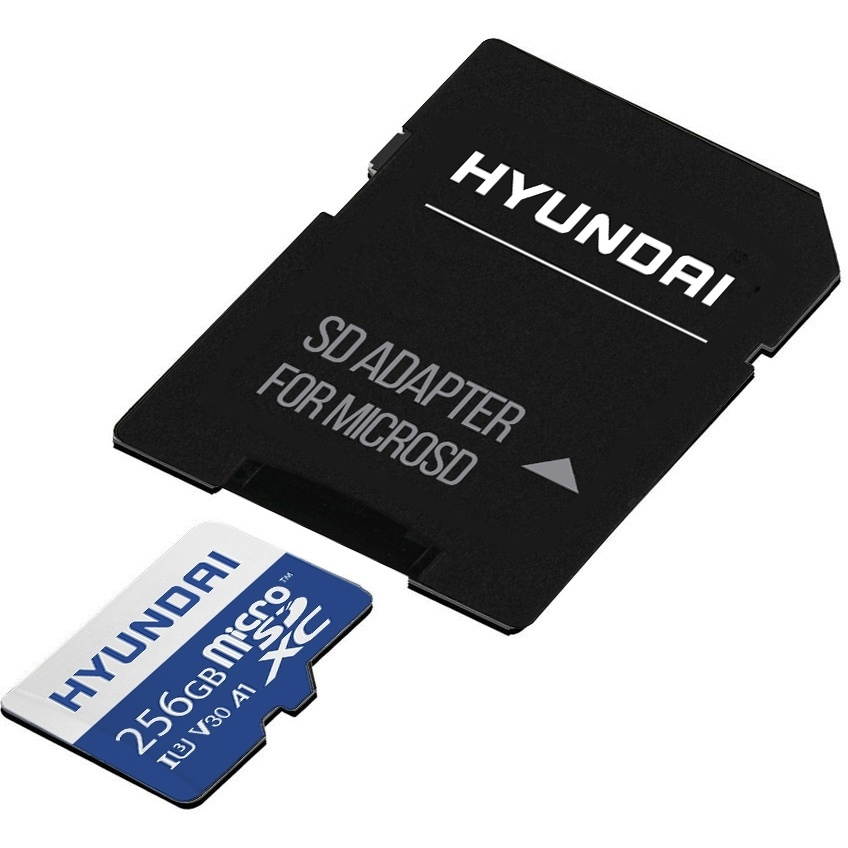 Hyundai MicroSD 256GB U3 4K Retail w/Adapter
