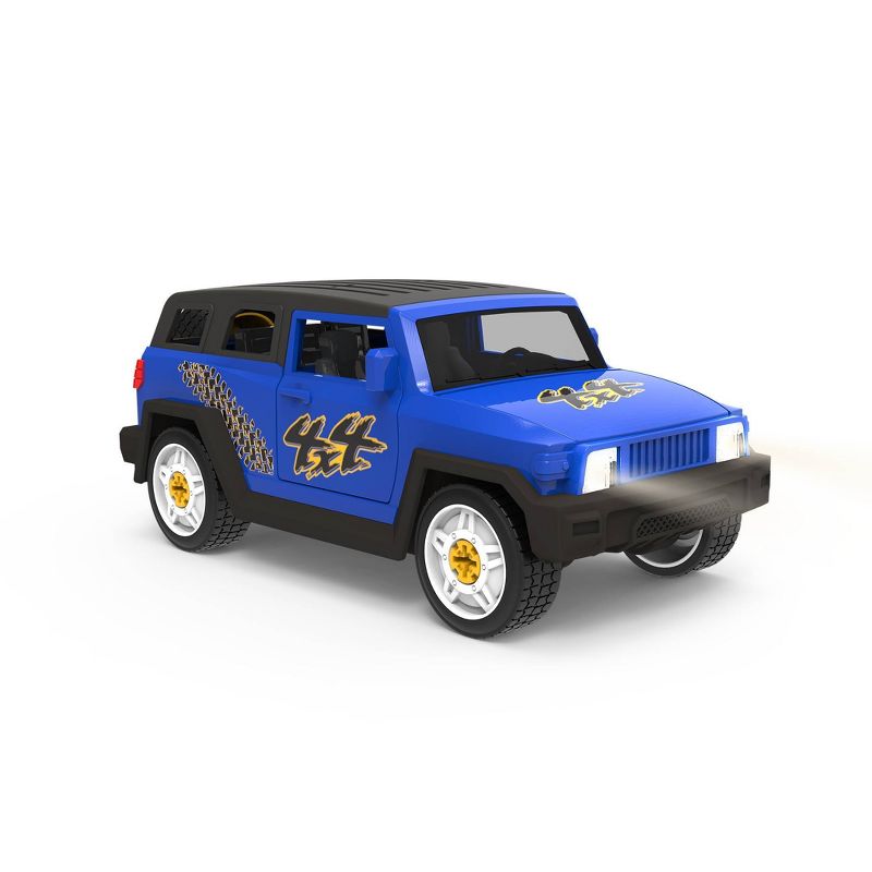 DRIVEN – Toy Car Playset with Tools – Take-Apart SUV - 34pc - Blue