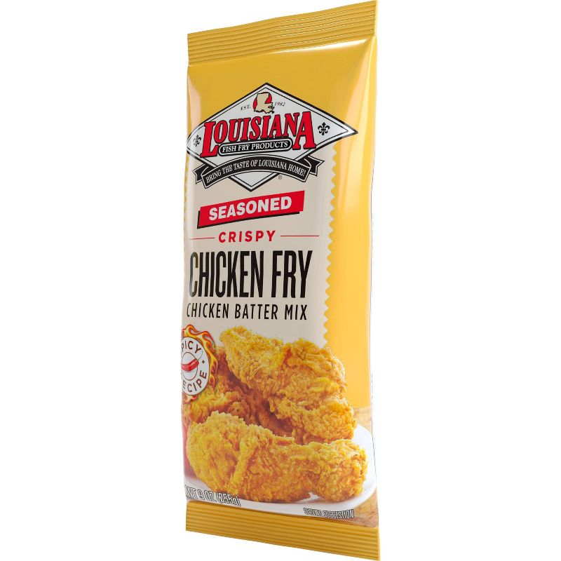 Louisiana Seasoned Crispy Chicken Fry Batter Mix - 9oz