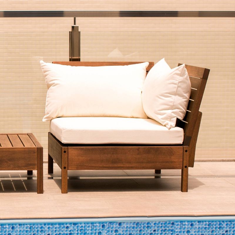 Grass Eucalyptus Wood Outdoor Chair - Alaterre Furniture