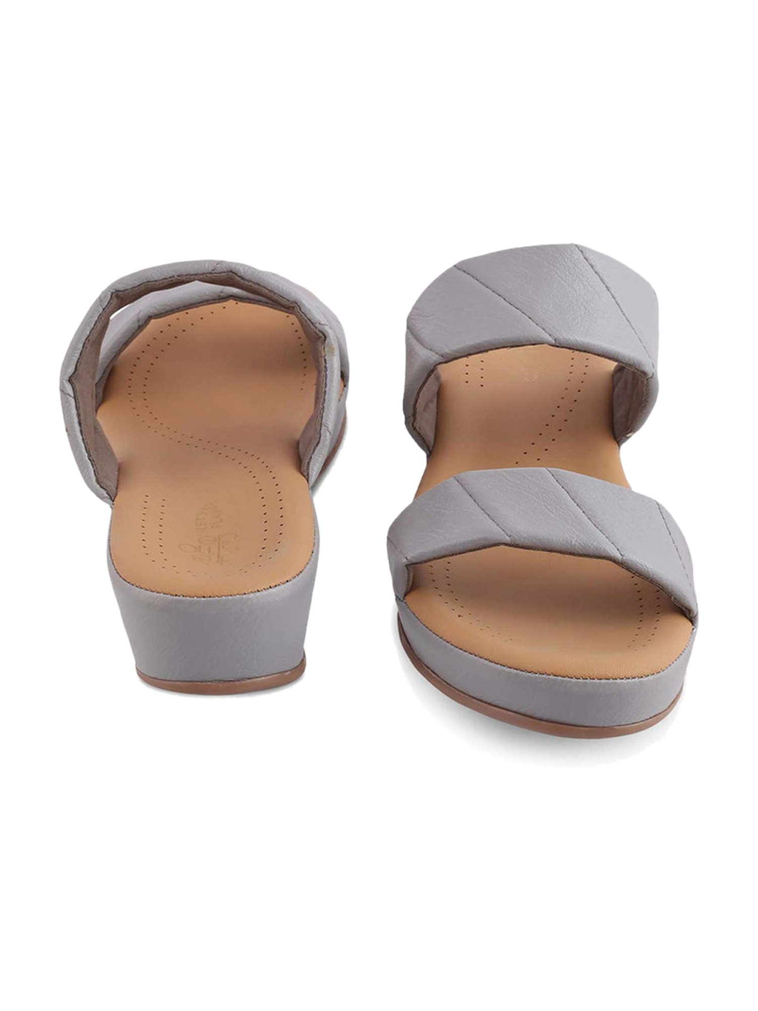 Tresmode Women's Grey Casual Wedges