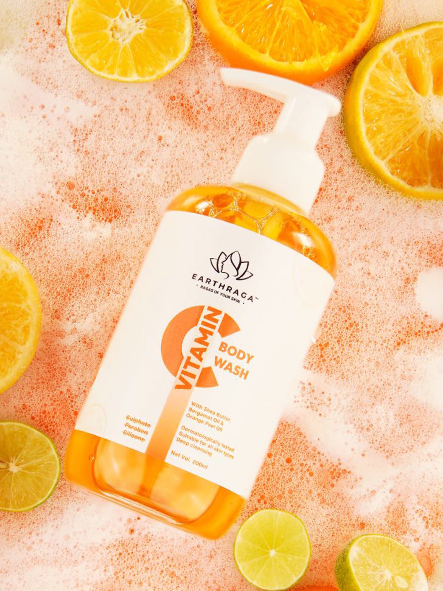 Earthraga Vitamin C Body Wash - 200 ml