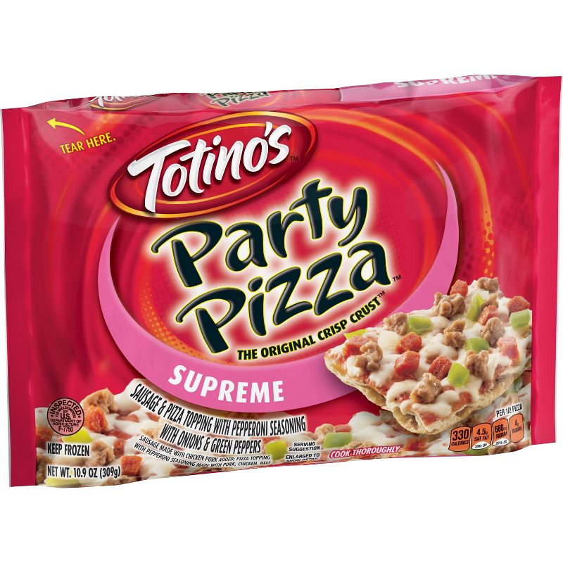 Totino's Supreme Party Frozen Pizza - 10.9oz
