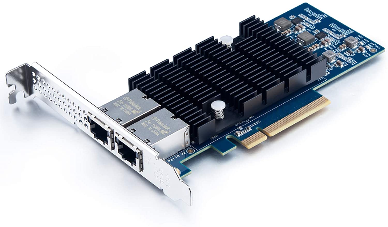 10Gb PCI-E NIC Network Card, Dual Copper RJ45 Port, PCI Express Ethernet LAN Adapter Support Windows Server/Windows/Linux/ESX, Compare to Intel X540-T2