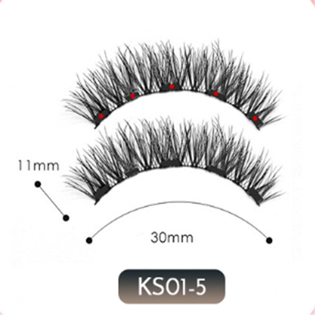 Magnetic False Eyelashes Magnetic Eyeliner Waterproof Easy to Wear Magnetic Eye liner (KS01-5)