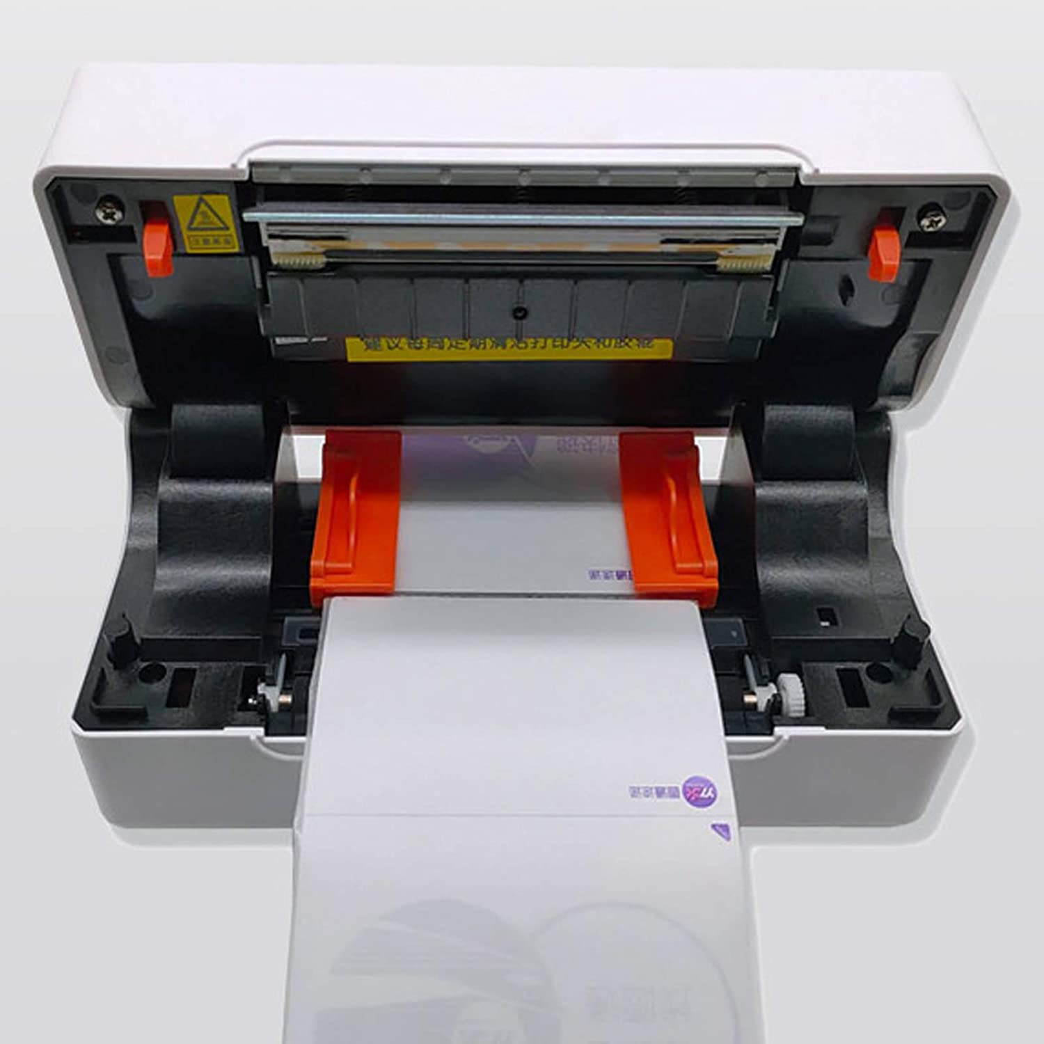 LOYALHEARTDY Electronic Side Single Label Printer Commercial Grade Thermal 4000 Sheets/Hour High Speed Inkless Label Printer Desktop Transport Label Printer