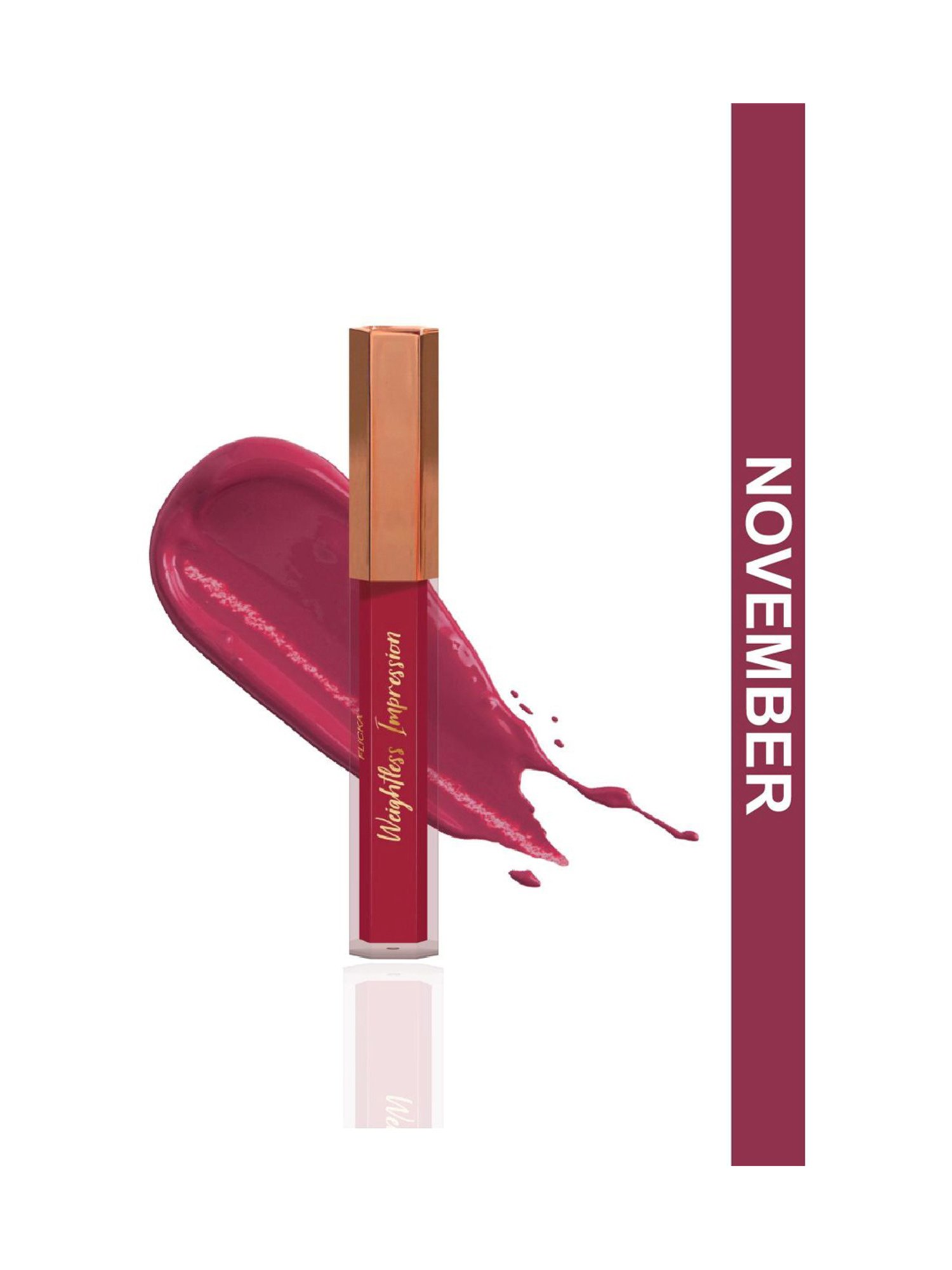 FLiCKA Weightless Impression Matte Liquid Lipstick 11 November - 6.1 ml