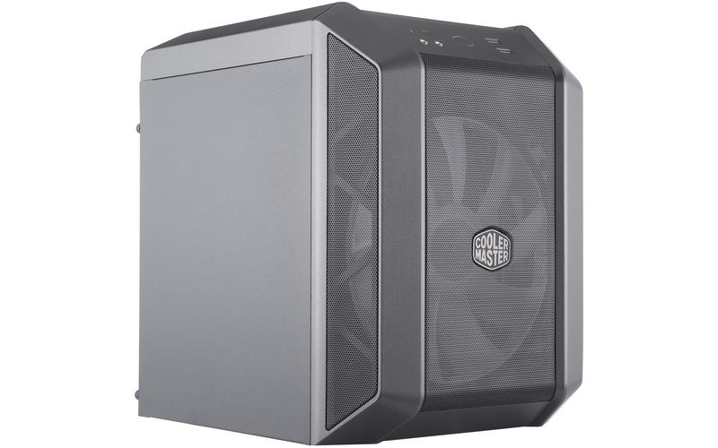 Cooler Master MasterCase MCM-H100-KANN-S00 Gaming Computer Case - Black, Iron Gray - Steel, Plastic, Steel Mesh - 4 x Bay