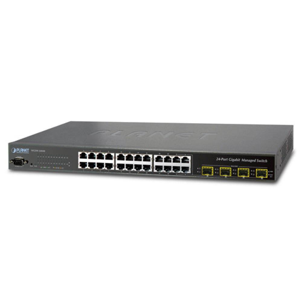 Planet WGSW-24040 L2+ 20-Port 10/100/1000T + 4-Port Gigabit TP / SFP Combo Managed Switch