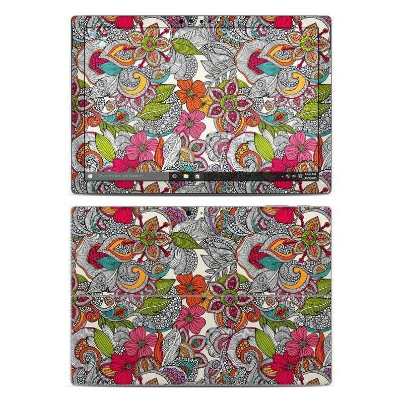 Surface Pro 4 Skin - Doodles Color by Valentina Ramos - Sticker Decal
