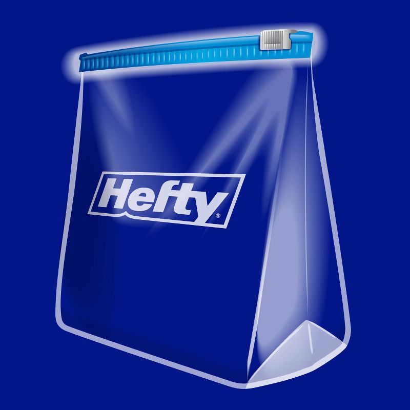 Hefty Gallon Food Storage Slider Bag - 66ct