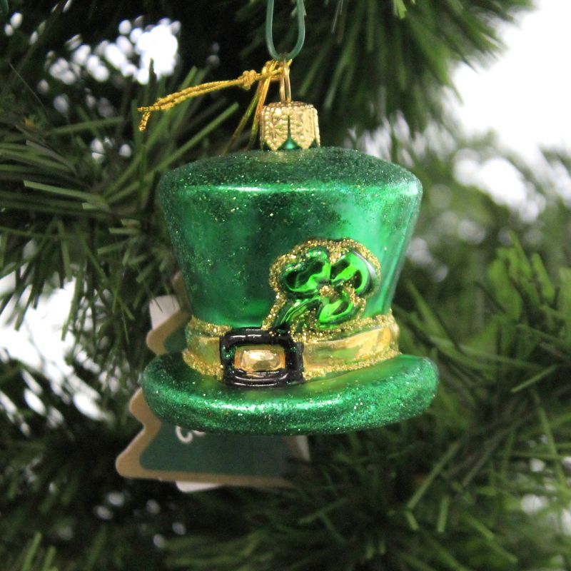 Northlight 3" Irish Leprechaun Hat St. Patrick's Day Ornament - Green/Gold