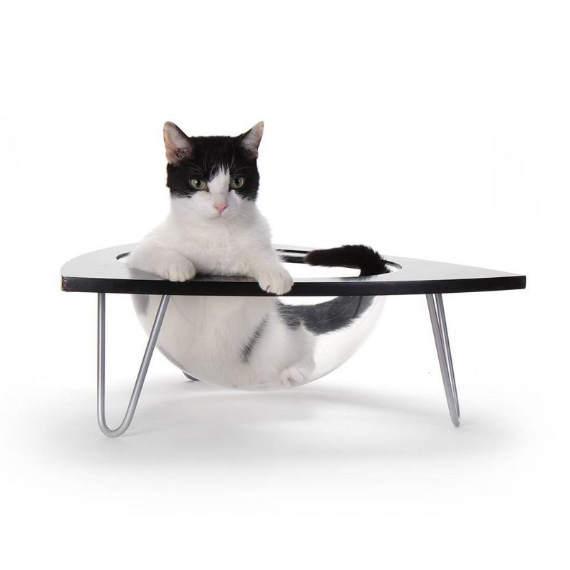Hauspanther Tripod Cat Lounge Bed - Black
