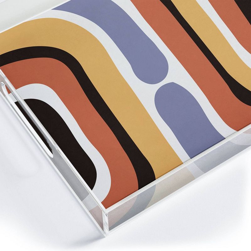 17" x 14" Acrylic Alisa Galitsyna Reverse Shapes Tray - society6