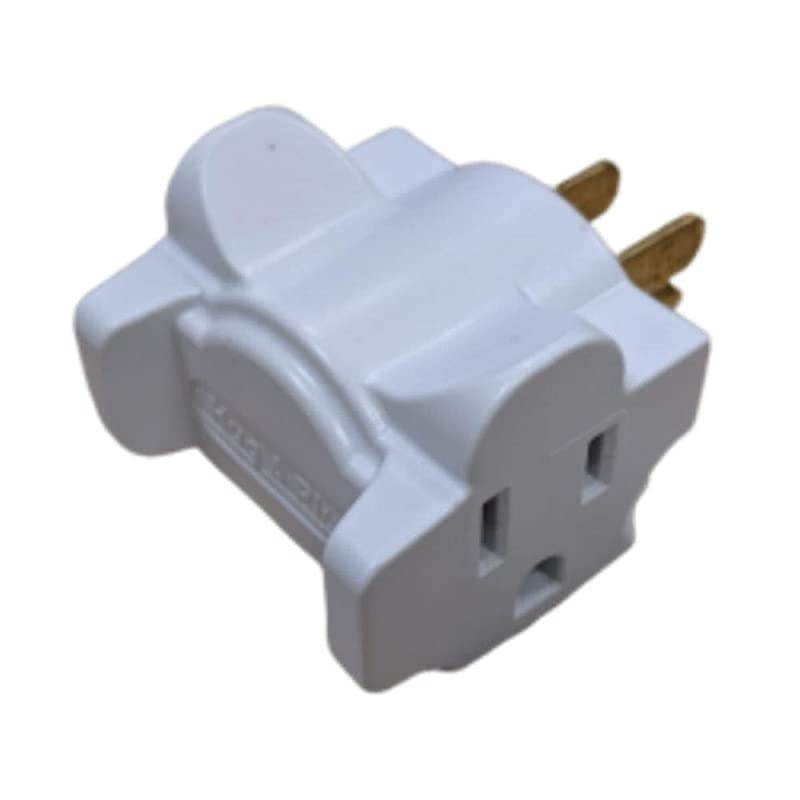 Dual Outlet Wall Adapter 6 Pack White