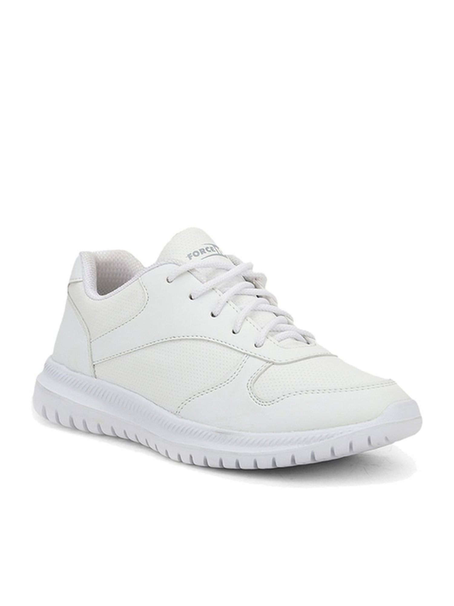 Force 10 By Liberty Kids White Lace Up Shoes