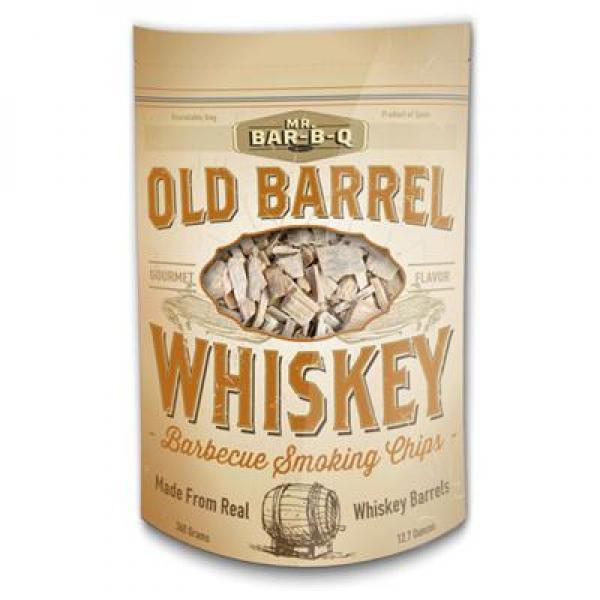 MR. BAR-B-Q 05042BC Old Barrel Whiskey Barbecue Smoking Chips, Brown