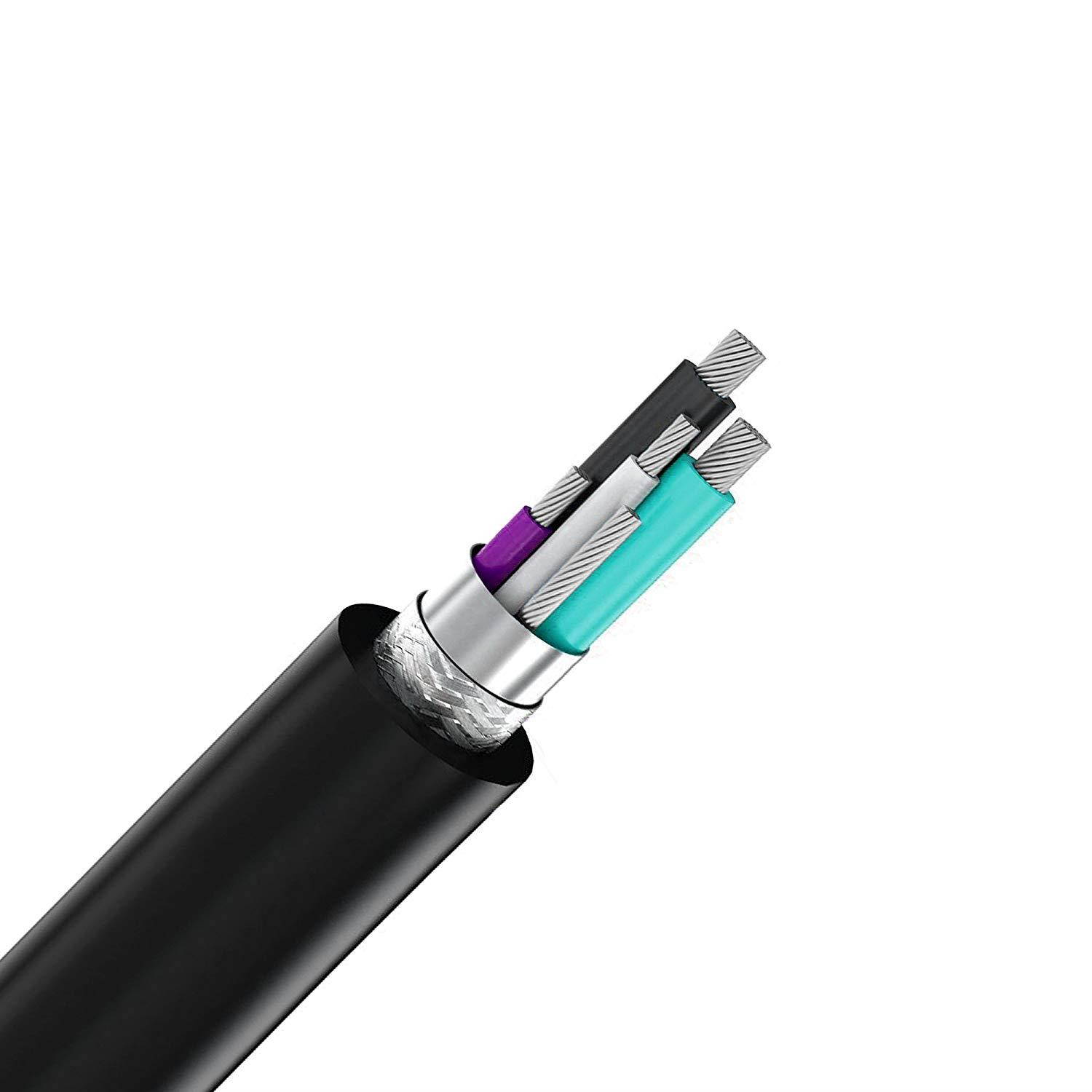 Printer Cable 20ft,LiuTian USB 2.0 Cable Printer Cable High Speed Gold-Plated Connectors Printer Scanner Cable Cord A Male to B Male for HP, Canon, Lexmark, Epson, Dell, Xerox, Samsung etc &hellip;