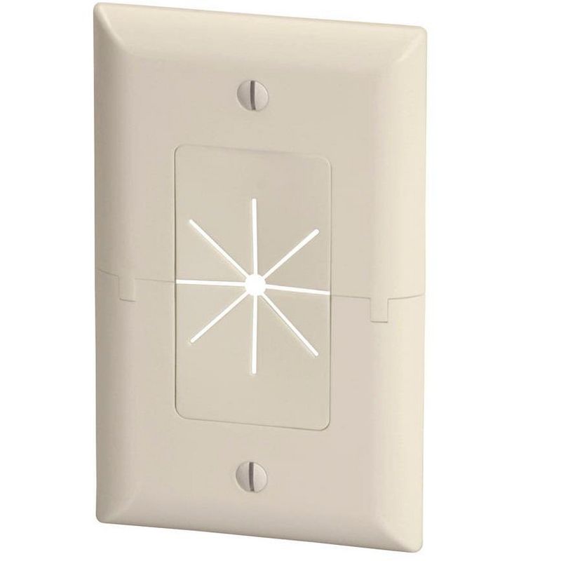 Franklin Brass Classic Beadboard Double Duplex Wall Plate White