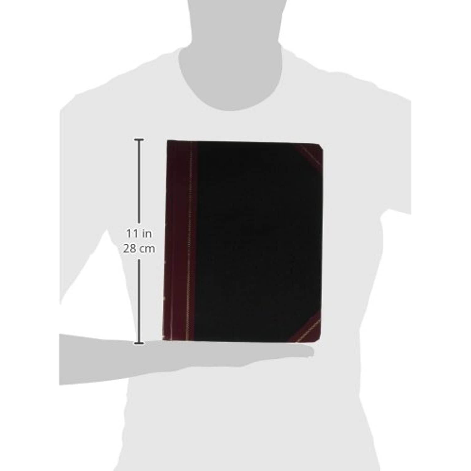 Boorum & Pease 21 Series Columnar Book, 6 Column, 150 Page, Black/Red