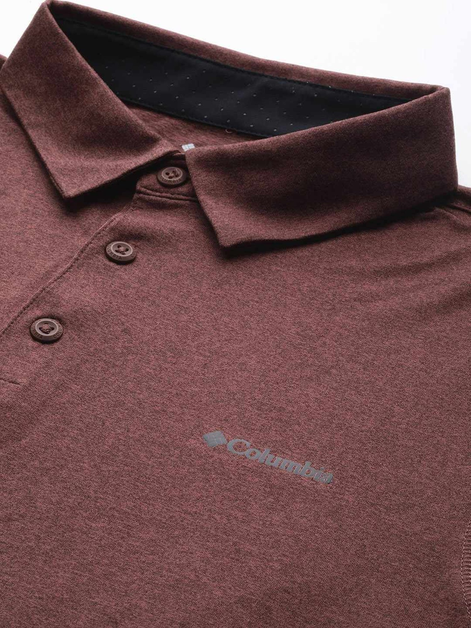 Columbia Red Regular Fit Polo T-Shirt