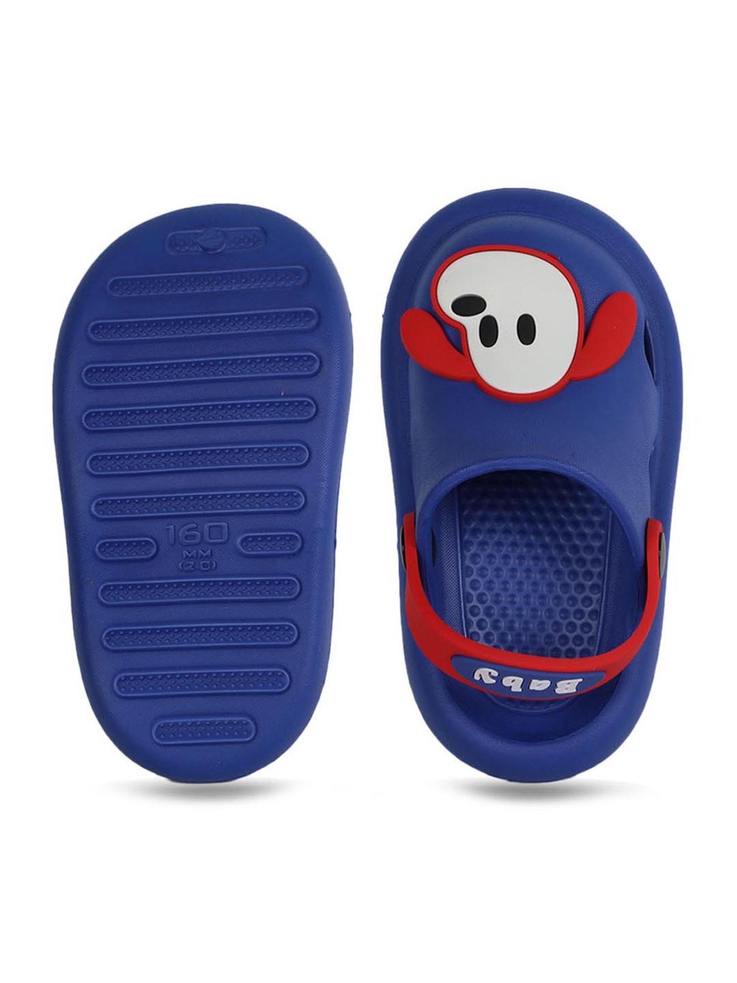 Passion Petals Kids Blue Sling Back Clogs