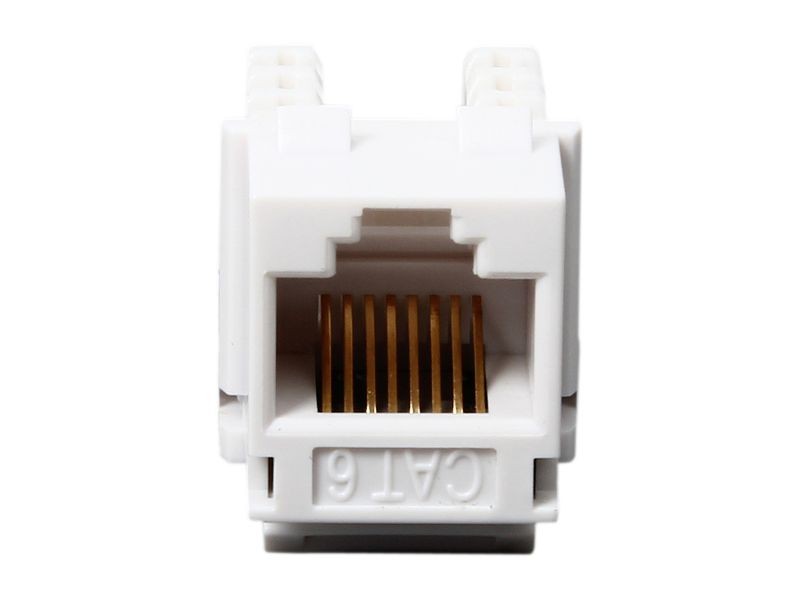 Micro Connectors CAT5 RJ45 Coupler F-F Straight