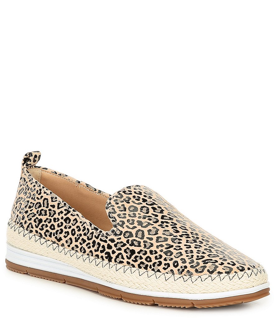 Alex Marie Raanata Leopard Print Espadrille Slip-Ons