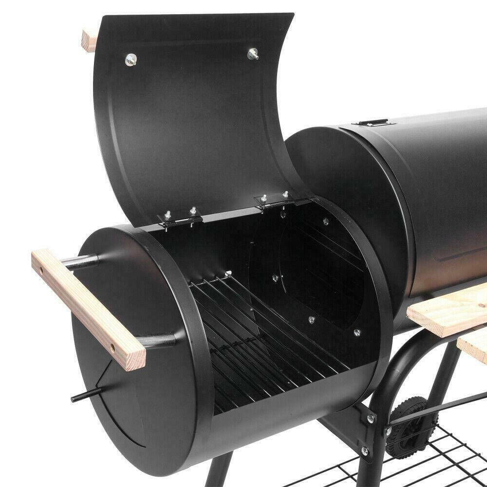 Outdoor Cooker Multi Function Oil Drum Charcoal Grill Camp BBQ Party Pincin