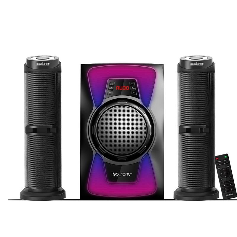 Pyle Portable 10 Inch 2 Way Full Range Bluetooth PA Loud Speaker High-Performance Versatile Karaoke Subwoofer Monitor Speaker System, Black (2 Pack)