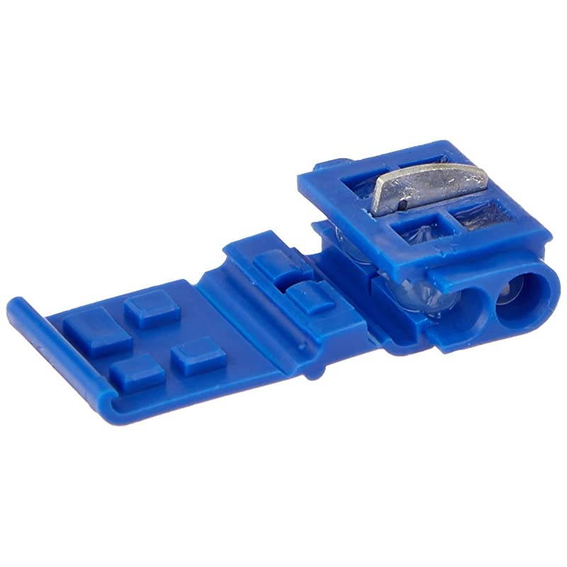 Scotchlok Electrical IDC 804-POUCH, Blue, 18-16 AWG(solid/stranded), 14 AWG (stranded), 25 per pouch