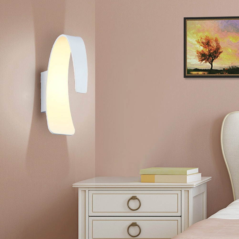 3W Creative LED Wall Lights Modern Concise Mount Light Bedroom Sconces Lighting Wall Lamp(Warm White)