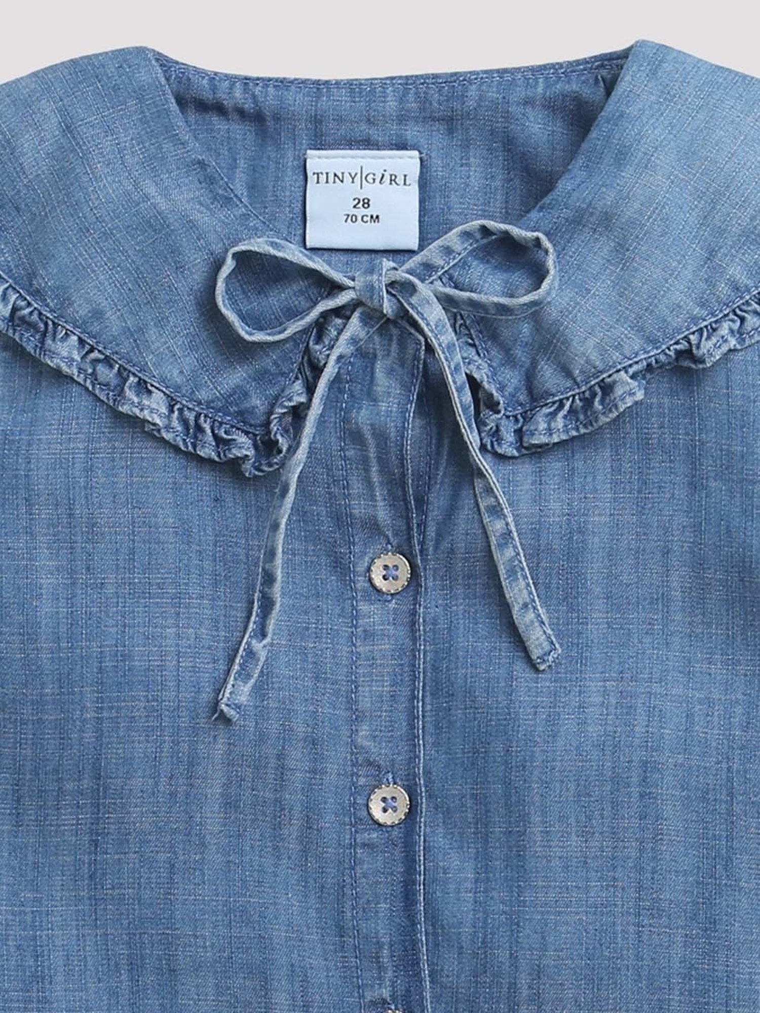 Tiny Girl Blue Regular Fit Top