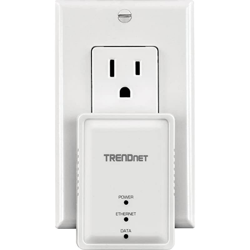 Powerline 500 AV Nano Adapter, TPL-406E, Includes 1 x TPL-406E Adapter, Cross Compatible with Powerline 600/500/200,Windows 10, 8.1, 8, 7, Vista, XP, Ethernet Port, Plug & Play Install White