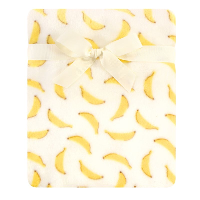 Luvable Friends Baby Boy Plush Blanket and Security Blanket, Banana Monkey, One Size