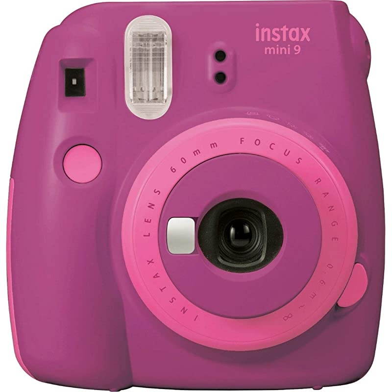 Instax Mini 9 Instant Camera - Purple/Pink (Renewed)