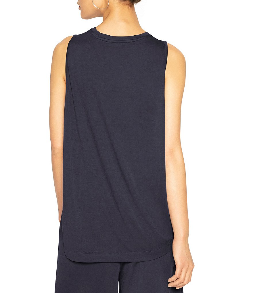 b new york Sustainable Knit Jersey Cape Tank