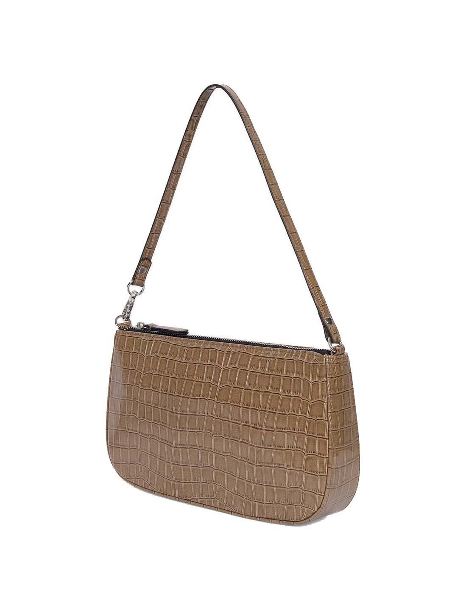 BELWABA Beige Textured Small Shoulder Bag