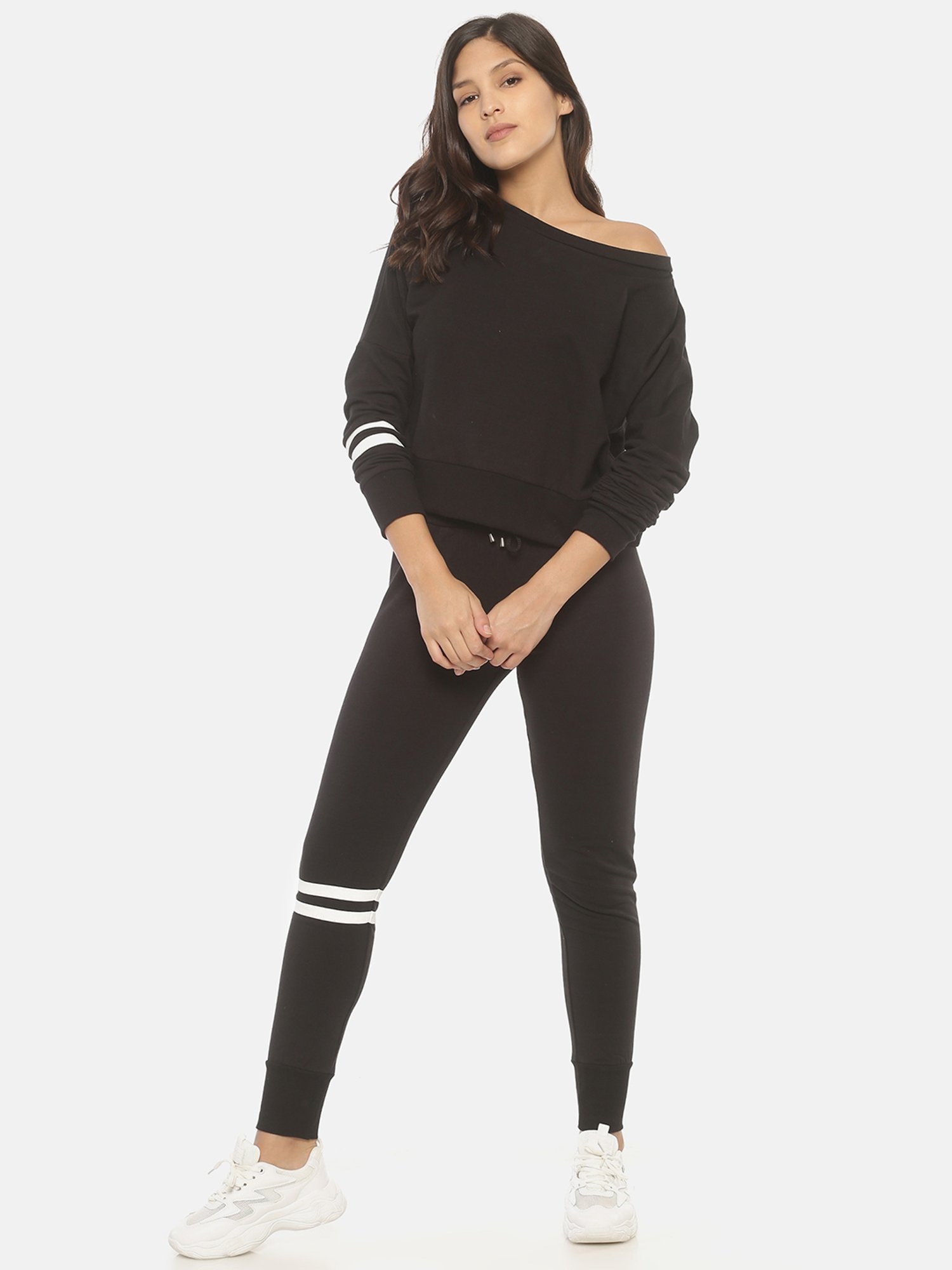 ISU Black Cotton Joggers