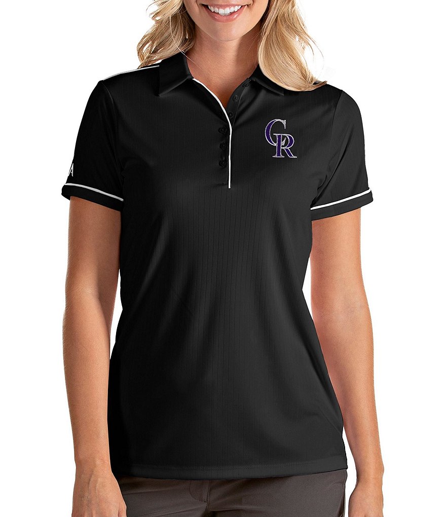 Antigua Women's MLB Salute Short-Sleeve Polo Shirt