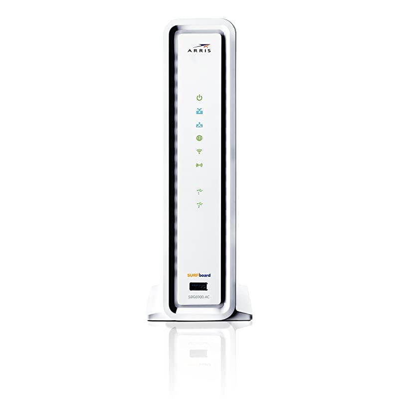 SURFboard SBG6900AC Docsis 3.0 16x4 Cable Modem/ Wi-Fi AC1900 Router - Retail Packaging - White